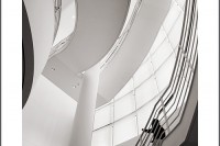 A quiet scene at the Getty Center.